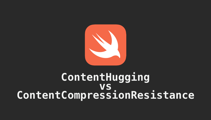 content hugging and content compression swift
