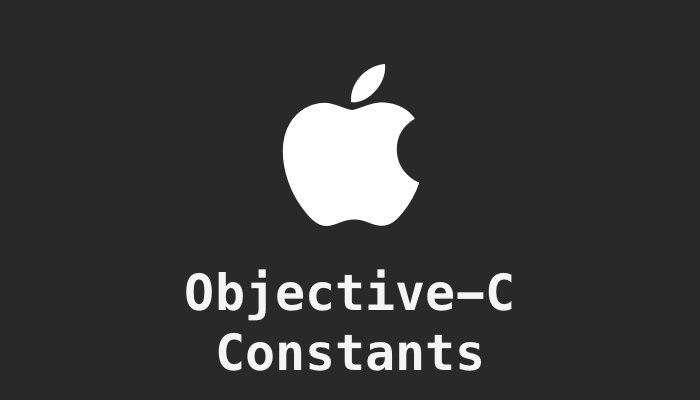Constants in Objective-C