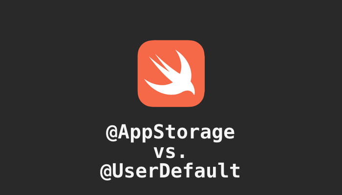 @AppStorage vs. @UserDefault in SwiftUI